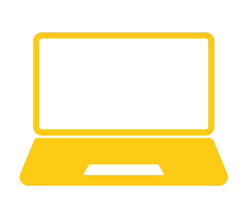 Icon laptop online tool